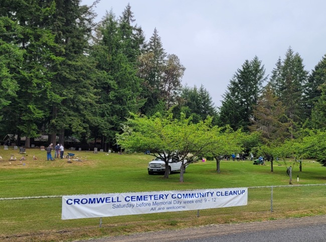 Cromwell Cemetery 2024 Annual Clean Up Day