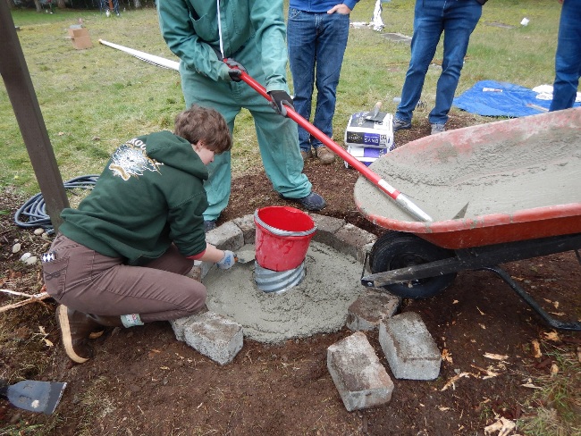 Installation and Dedication of Cemetery Flagpole - Eagle Scout Project